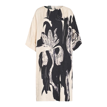 (Art Workshop) Masfil 2024 Spring New Color Natural Relaxed Ink Print Dress