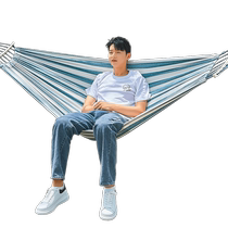 Hammock Outdoor Autumn Thousands of Anti-Overturning Ropes Plus Coarse Anti-Mosquito Children Cradle Dorm Room Indoor Double Chandelia