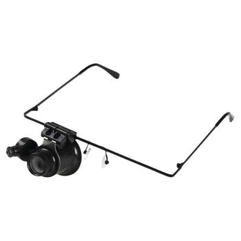 Head-mounted glasses-type high-definition clock eye mask repair 20x magnifying glass with light high-power portable pigeon