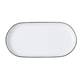 Large ceramic simple and light luxury steamed fish plate
