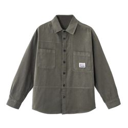 ເສື້ອຍືດຜູ້ຊາຍໃນພາກຮຽນ spring ແລະດູໃບໄມ້ລົ່ນວ່າງຂອງຍີ່ປຸ່ນ retro ຝ້າຍ cardigan ປົກກະຕິພາກຮຽນ spring ແລະດູໃບໄມ້ລົ່ນ lapel jacket ສໍາລັບຜູ້ຊາຍ