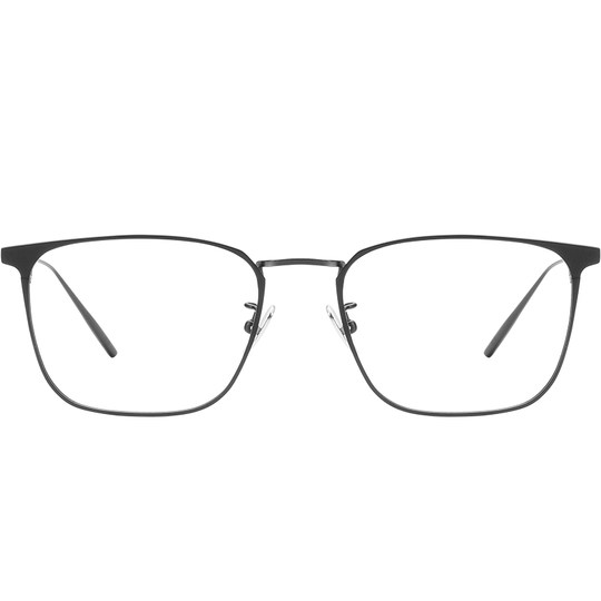 Business pure titanium large frame myopia glasses for big face anti-blue light