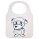 Children's disposable non-woven apron cleaning utensils adult hot pot catering painting non-woven waterproof bib