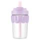 LOCK&LOCK heat-resistant glass milk cup with straw