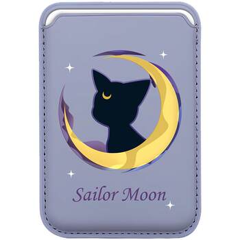 Magnetic universal leather card bag cute cartoon anti-magnetization