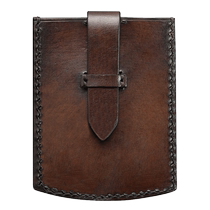 VANITY FAIR cigar scissors leather jacket pure handmade with vegetable tannic leather cigar cut special protective sleeve upscale