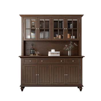 American solid wood sideboard french retro sideboard