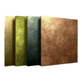 Soft stone art gilt plate rust copper rust sandstone plate meteorite plate soft ceramic tile door head background wall decorative plate