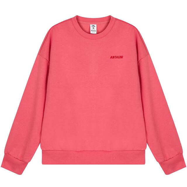 ANTA sweatshirt women's loose neck round pullover bottoming shirt