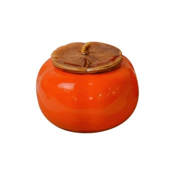 Persimmon Ruyi aromatherapy ທຽນໄຂຂອງປະທານແຫ່ງກ່ອງກະປ໋ອງເຊລາມິກສ້າງສັນທູບຂອງທີ່ລະນຶກເພື່ອຊ່ວຍເຫຼືອການນອນຂອງປະທານແຫ່ງ romantic ເຄື່ອງປະດັບ