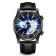 Seagull watch dual time zone calendar men's watch life waterproof men's automatic mechanical watch 6028H
