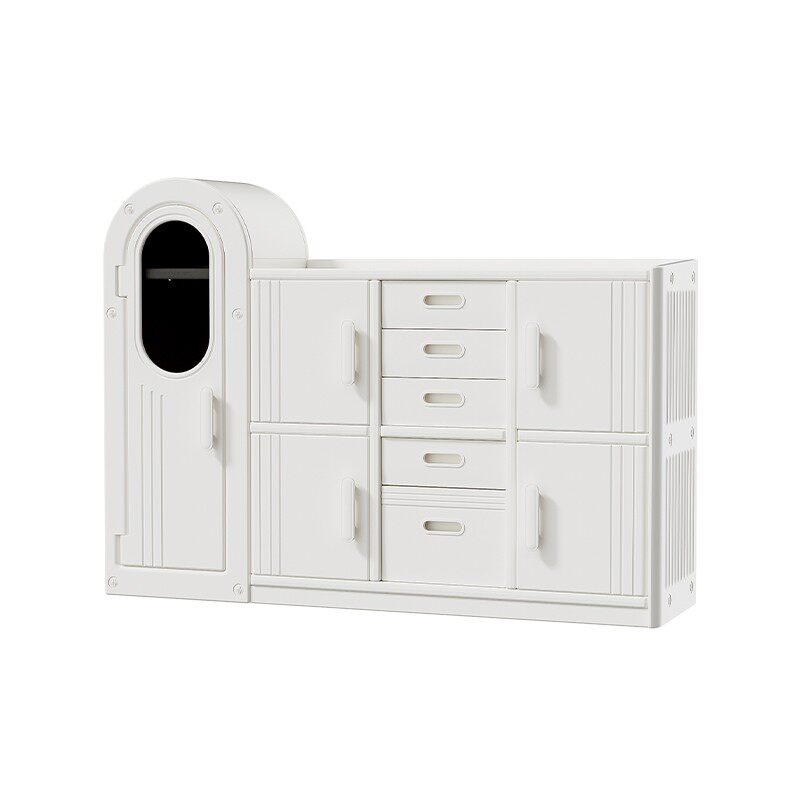 Children's storage cabinet, feeding table, baby product storage rack, wardrobe storage cabinet