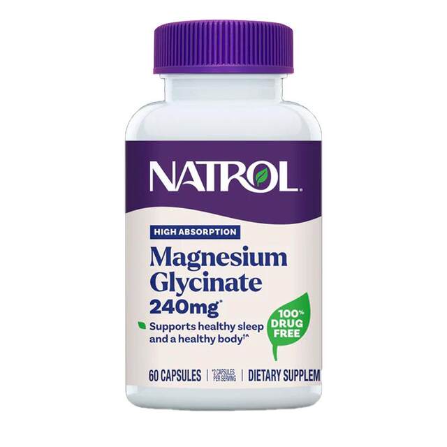 Natrol magnesium glycinate capsules 60 ແຄບຊູນ