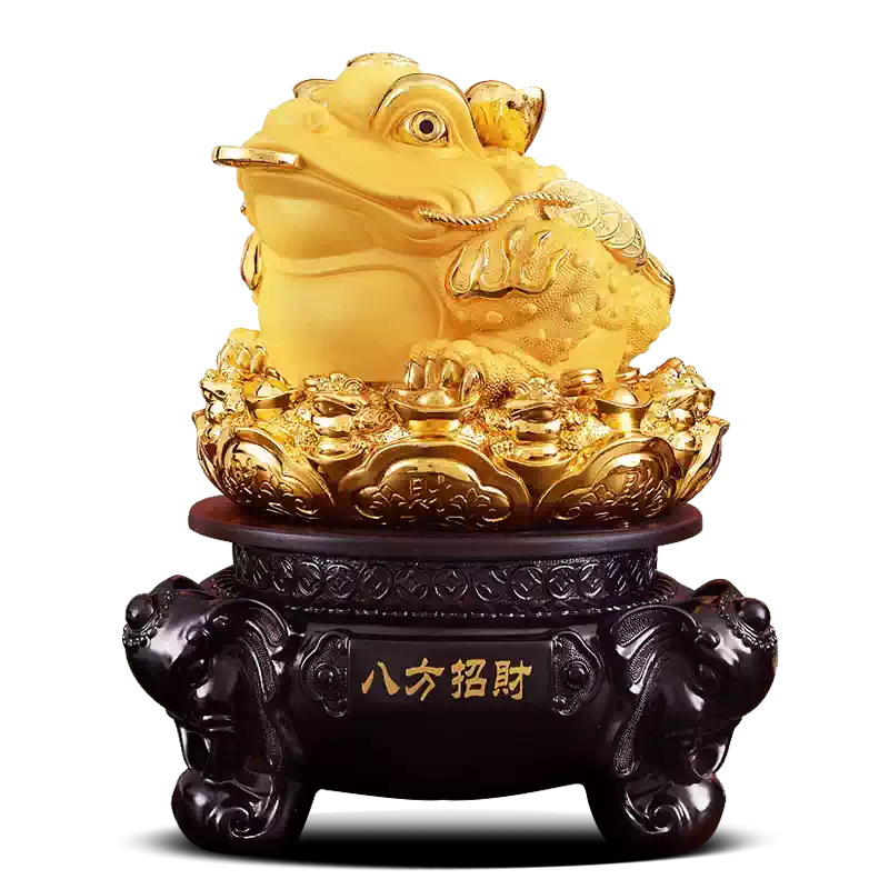 招財進宝 三足金蟾 鎮宅 辟邪 開運 風水 工芸品 美術品 置物 招財進宝