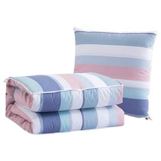 Hengyuanxiang pure cotton pillow quilt dual-use car pillow car lunch break folding pillow blanket two-in-one car