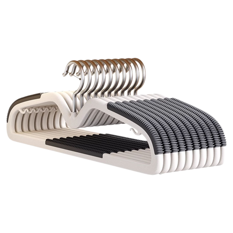 Short neck anti-bulge hanger, seamless anti-shoulder corner