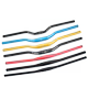 Aluminum alloy bicycle handlebars in multiple colors and sizes