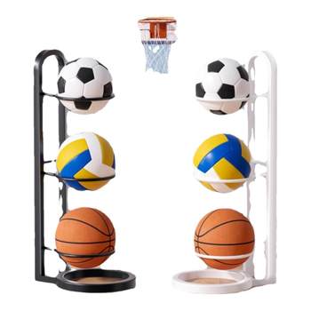 Basketball storage rack basketball soccer storage rack