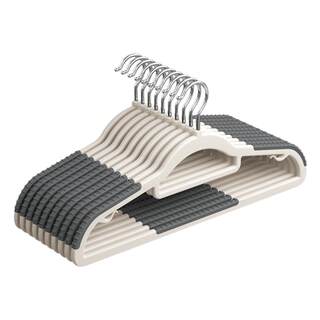 Clothes hanger bold style seamless clothes drying rack wide shoulder anti-slip new style clothes drying support plastic household adult clothes rack