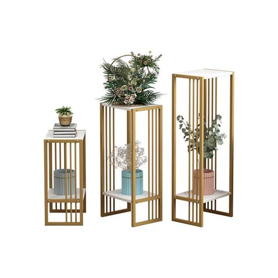 Light luxury INS flower rack flower pot pots indoor green Luo living room green plant flowers a few balcony floor -to -site multi -layer shelf