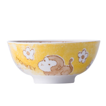 Twelve Zodiac Tableware Cartoon Ceramic Bowl Home Use 2024 New Jingdezhen Underglaze Color Eating Bowl Noodle Bowl Set