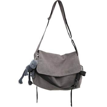 ກະເປົາເປ້ຜູ້ຊາຍ canvas retro casual crossbody bag men's canvas small shoulder bag travel shoulder class students fabric going out