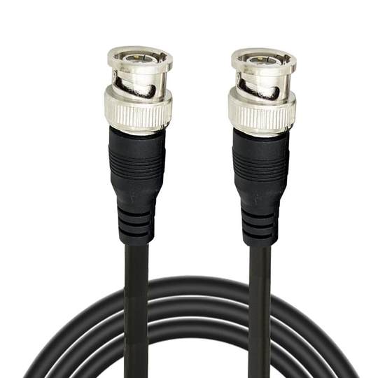Cable de enchufe Q9 de puente coaxial macho doble BNC
