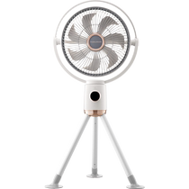 Mofei radio fan household small floor fan MR3700 silent natural wind outdoor portable charging