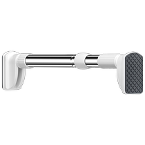 Hole-free telescopic installation door curtain hanging rod curtain rod bathroom shower curtain clothes drying rod wardrobe support clothes hanging rod