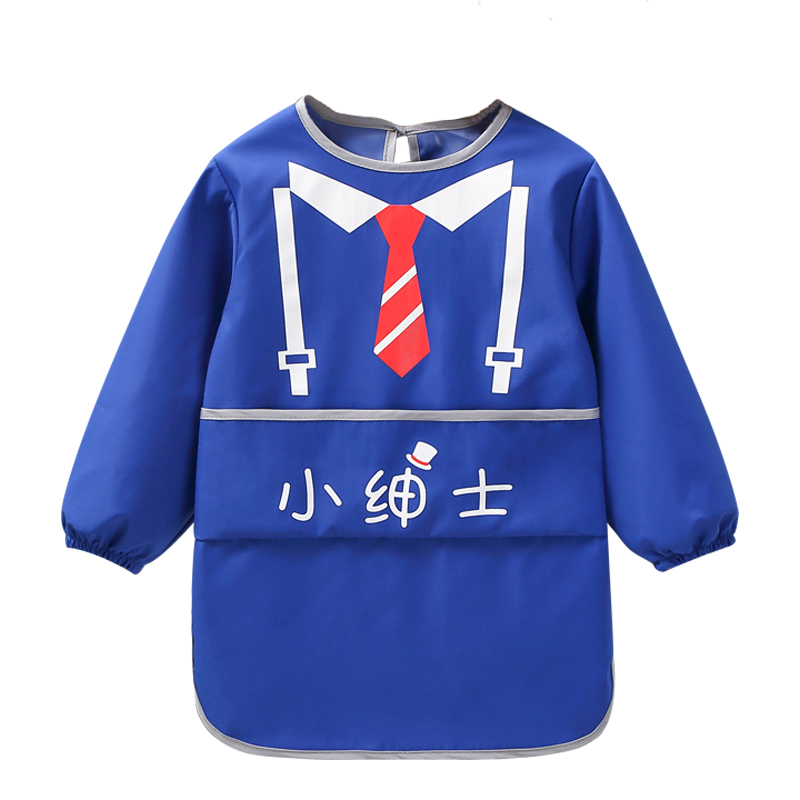 Autumn and winter waterproof and dirt-proof long-sleeved outer wear painting clothes for eating