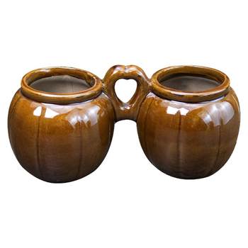 Commercial household earthenware ceramic salt shaker seasoning bottle