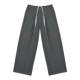 Eihey eh hey spliced waist high waist tie design versatile striped dark pattern drape suit pants casual pants
