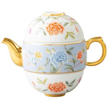 Chinese porcelain yongfengyuan moon time 4-piece travel tea set