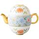Yongfeng Yuan Moon Time 4 Head Travel Tea Set Tea Set