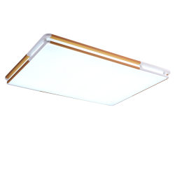 Simple Led Ceiling Light, Ultra-Bright, Elegant Rectangular Modern Study Room Light, Three-Color Stepless Dimming, Bedroom Light, Living Room Light