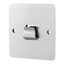 Special nail-free patch for storage rack stainless steel hook buckle no punching accessories sticky wall patch single and double hook hanging piece