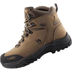 Camel outdoor hiking shoes for men waterproof non-slip wear-resistant cowhide high boots women's hiking shoes