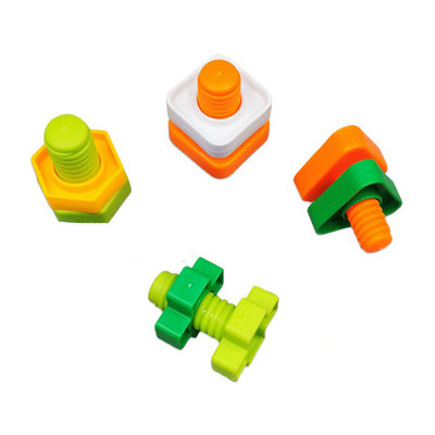 Baby screw nut pairing toy screw screw puzzle hands-on large particle demolition building blocks 1-2 year old children