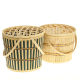 Hand-woven bamboo basket packaging storage basket