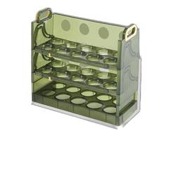 Refrigerator side door egg storage box food-grade crisper special storage flip egg box egg tray