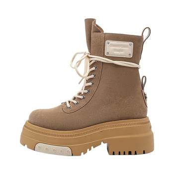 Blocco5 new autumn and winter women's shoes with thick soles and increased height