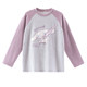 Jade Dog Round Neck Casual Long Sleeve Girls T-Shirt