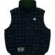 Aape plaid reversible trendy vest jacket