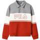 FILA Fila knitted long-sleeved POLO shirt