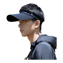 Jiaoxia Kailan Hat Mens 2024 New Anti-UV Sun Protection Hat Empty Top Summer Outdoor Sun Hat