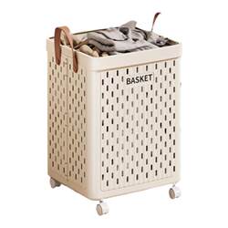 High-Quality Foldable Laundry Basket for Home Use, Laundry Hamper for Dirty Clothes, Bathroom Clothing Organizer