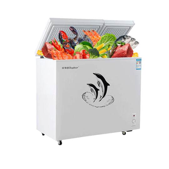 Royalstar double-door dual-temperature first-class energy-efficiency horizontal freezer