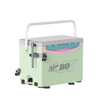 Jia Diao Ni mini fishing box 2024 new new full set of ultra-light fishing box can sit lightweight and small 17 liters