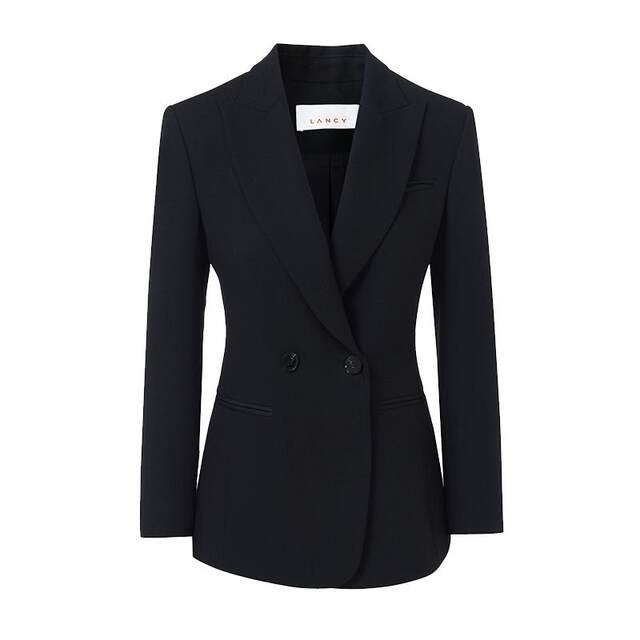 Pure wool jacket with high-end temperament French style