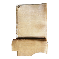 1 0mm thick 2 meters * 2 meters welding blanket welding blanket fire blanket golden yellow welding special fire retardant high temperature resistant